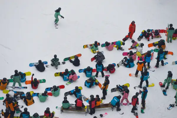极美王勤北京冬奥会点燃成都冰雪热(14)